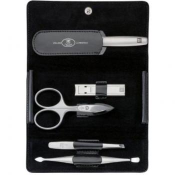 Zwilling - 97100-004-0 - Manicura Case - Becerro Cuero - spazzolato - Negro