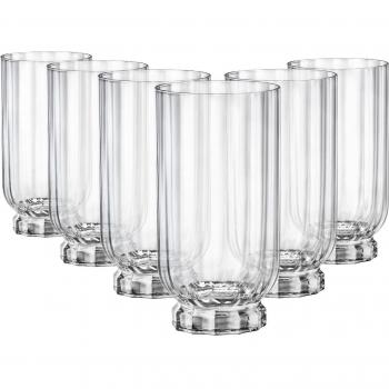 Set de Vasos Bormioli Rocco Florian Transparente Vidrio 430 ml 6 Unidades