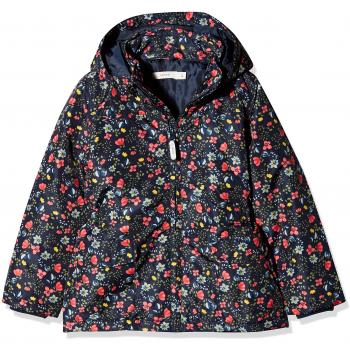 NAME IT Nmfmello Jacket Flower, Chaqueta para Niñas, Dress Blues, Centimeters