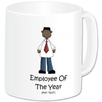 Taza personalizada - empleado del año taza - nombre personalizable para/Messge