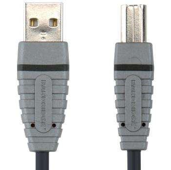Cable USB 2.0 A a B de 2 metros Bandridge BCL4102