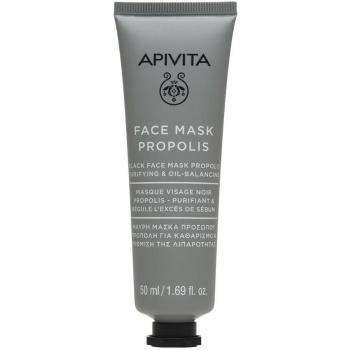Apivita Purifying & Oil-Balancing Black Face Mask with Propolis 50ml