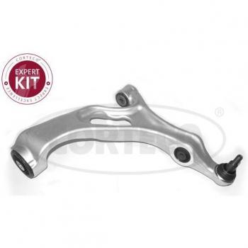 CORTECO control arm 49398558 - Barra oscilante de suspensión de ruedas, fabricada en material duradero, diseñada para optimizar el rendimiento del sistema de suspensión, compatible con varios modelos de vehículos, incluye bujes y accesorios para