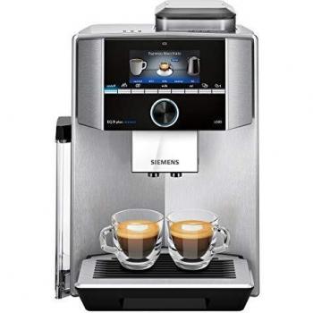 Siemens TI9553X1RW Cafetera Superautomática, EQ.9 plus, 1500 W, 1.7 litros, Plástico, Acero