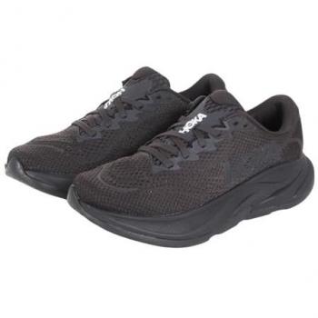 HOKA Rincon 4 Women's Road Running Shoes - Pure Black, Size 7 (40 2/3)
