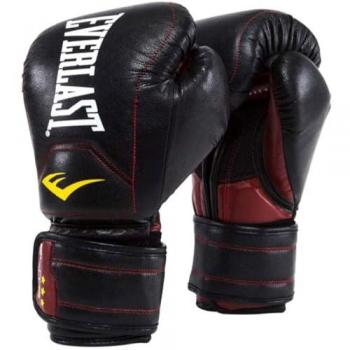 Guantes de Boxeo Everlast Elite Muay Thai Negro Granate Infantil 12 Oz