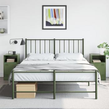Mesitas de noche vidaXL 2 unidades acero 34,5x39x62 cm Negro, Rosa, Antracita para habitación dormitorio Salón Estudio Mesa Auxiliar