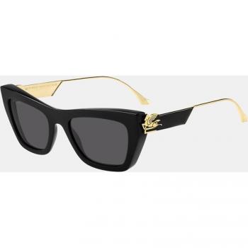 Etro Unisex Sunglasses Model 0028/s Black Size 54 MM