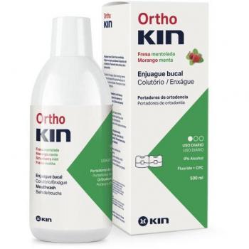 Ortho-Kin Enjuague Bucal Sabor Fresa Mentolada 500 ml