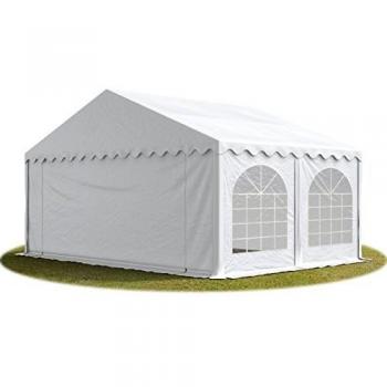 Carpa para Fiestas 5x5 m, PVC 750, Impermeable, con Base Reforzada, Blanca
