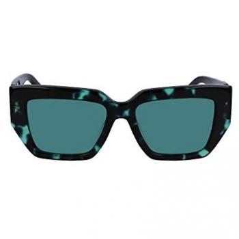 Calvin Klein Jeans CKJ23608S Green Havana Light Brown Women's Sunglasses 54mm