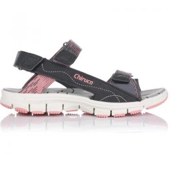 Sandal Zapatillas Chiruca modelo 4484903 para mujer color negro Sandalias planas Formentera