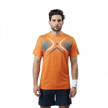 Drop Shot Dorama - Camiseta Técnica de Hombre Manga Corta Naranja