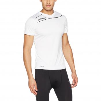 uhlsport Stream 3.0 MC Camisetas de Entrenamiento, Mujer, Blanco/Negro, XL