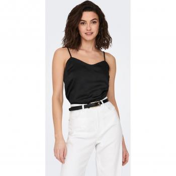 Top de tirantes satinado de mujer Only