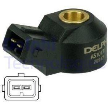 DELPHI Sensor de Detonaciones AS10171 para VOLKSWAGEN Golf, Polo, Bora, New Beetle, Lupo, Vento, Caddy & SEAT Toledo, Ibiza, Cordoba, Arosa