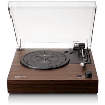 Giradischi Lenco LS-15WD con Bluetooth, altavoces integrados y cartucho AT3600L - Madera