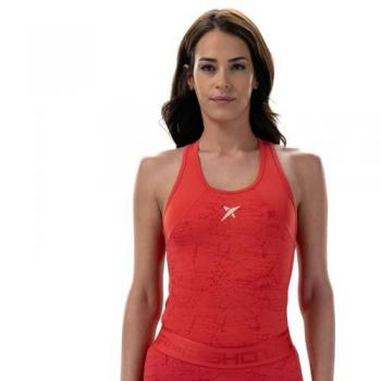 Camiseta Sin Mangas Drop Shot Cayenne de Rendimiento Deportivo
