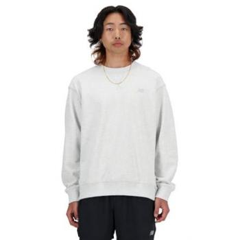 New Balance Men's Athletics French Terry Crew Sweatshirt - Grey - Size M
