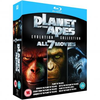 Colección Evolución del Planeta de los Simios - 7 Blu-rays