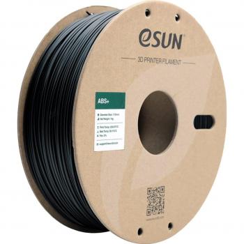 Filamento eSUN ABS+ Negro, 1,75 mm / 1000 g