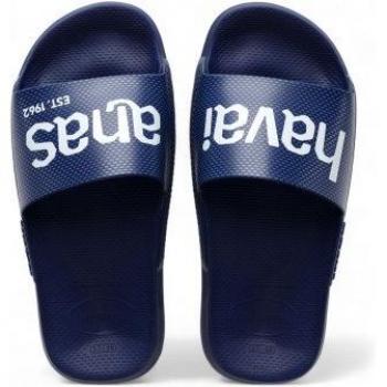 Chanclas Havaianas Palas Clásicas Logomania Marino, Chanclas Playa Havaianas Marino, Chanclas Pala Slide Hombre Talla 44