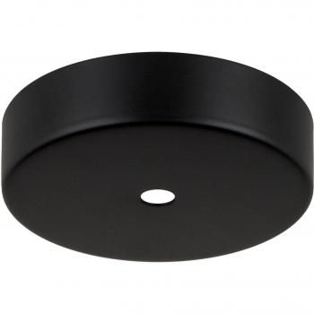 Plafón Metálico Negro Bailey 139701 con Soporte de Cable y Diámetro de 100mm