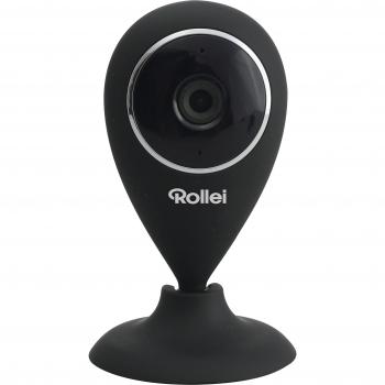 Rollei Security Cam Mini - Cámara de vigilancia 720p con Software de control para Smartphone, color negro