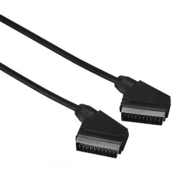 Hama 1.5m SCART Male to Male Video Cable, 21 Pin, Black
