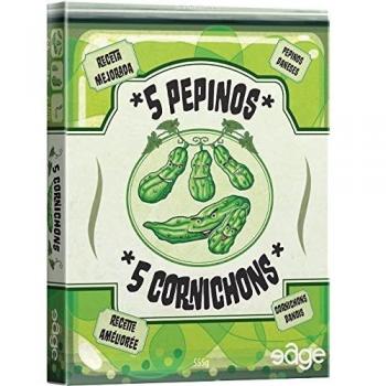 Edge Entertainment EE2FFC01 - 5 pepinos, Juego de Cartas, Castellano y Frances