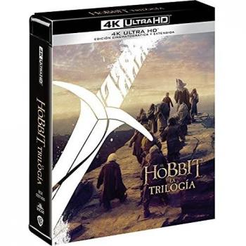 Trilogía El Hobbit versión cinematográfica + versión extendida 4k UHD [Blu-ray]