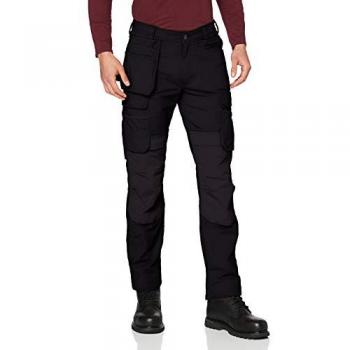 Carhartt Steel Rugged Flex Relaxed Fit Double-front Cargo Multi-pocket Work Pant Pantalones de trabajo para Hombre, Negro (Black/Black), 36W / 28L