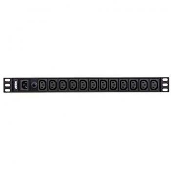 ATEN - PDU básica Aten PE0112G Unidad de Distribución de Energía (PDU) 1U Negro 12 Salidas AC
