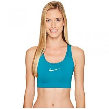 Nike W NP Classic Swoosh Bra – Sujetador deportivo, mujer, mujer, W NP Classic Swoosh Bra, petróleo