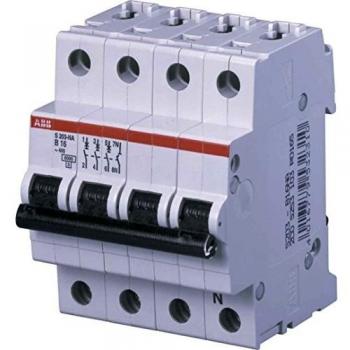 ABB Miniature Circuit Breaker 4-Pole B20A S203-B20NA