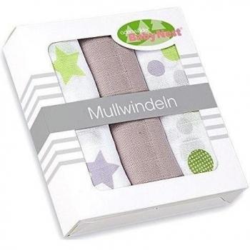 odenwälder 10065 - 970 doble Mull de pañales 3 Pack taupe