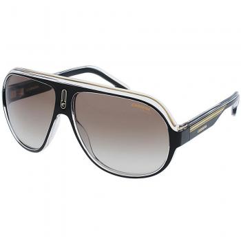Carrera Aviator Unisex Black Gold Brown Gradient Sunglasses - One Size