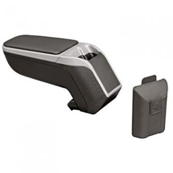 Reposabrazos Armster para Dacia Duster 2009-2017, Polipiel, color gris, diseño ergonómico y fácil instalación