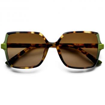 Etnia Barcelona Lesseps Polarized HVGR Women's Sunglasses Tortoiseshell Size 55