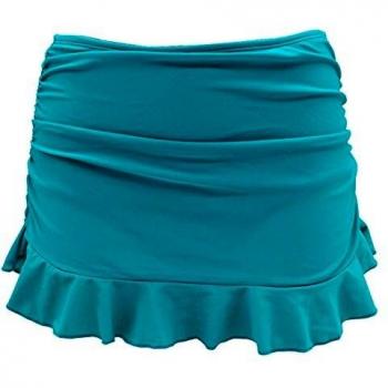 SHEKINI Traje de Baño con Falda Swing Swim de Mujer con Falda de Bikini con Falda Corta adjunta Swimdress