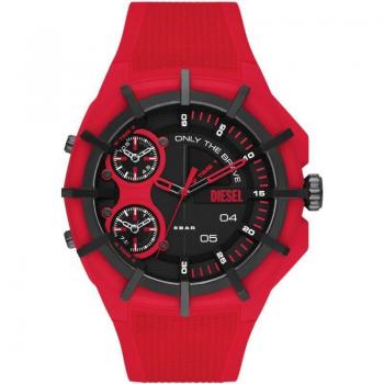Reloj Diesel Framed DZ1989 de Silicona Rojo para Hombre