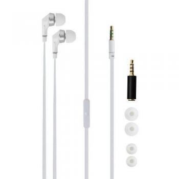 Xqisit 12504 - Auriculares in-ear estéreo con micrófono para smartphones, color blanco