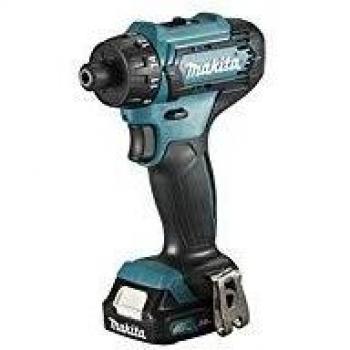 MAKITA DF033DSAE TALADRO ATORNILLADOR 12V CXT 2.0AH 1/4, 12 V, Multicolor