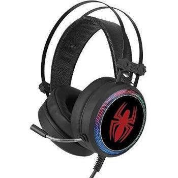 ERT GROUP Spiderman - Auriculares para Juegos con micrófono, Auriculares con Diadema Ajustable, Auriculares