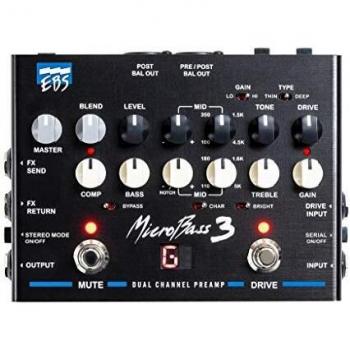 EBS MicroBass 3 Pedal Preamp