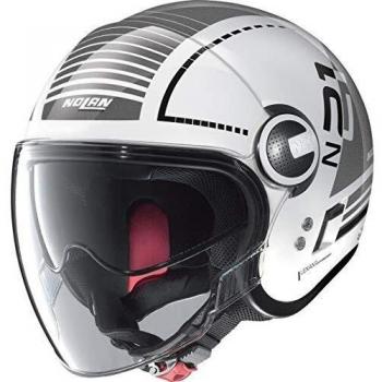 Nolan Casco N21 Visor Runabout metal blanco M