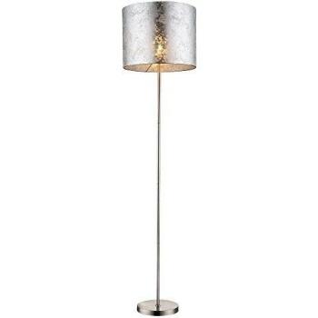 Lámpara de pie Amy I - Níquel mate - Metal - Ø 40 cm - E27