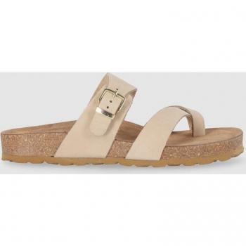 Sandalias de Piel Palmar 01 beige Chika10