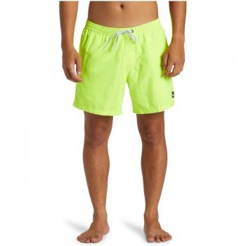 Quiksilver - Short de Natación para Hombre Everyday Solid Volley 15 Amarillo XL