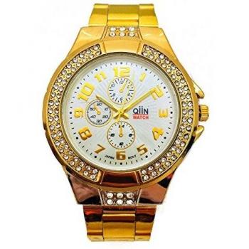 Reloj Qiin Mujer Analogico Cuarzo con Correa de Acero 0312WESUS